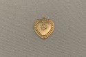 pendentif cœur d'amour doré