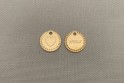 médaille "Amour" dorée diamètre 17 mm
