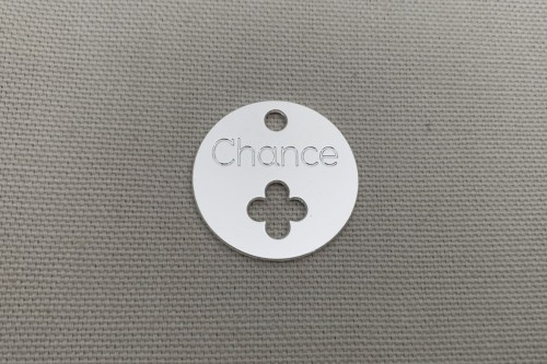 Médaille "Chance" diamètre 26 mm
