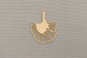 pendentif Ginkgo doré 60%