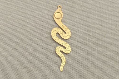 SERPENT CABOCHON DORé 60%