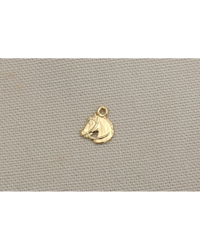 BRELOQUE MINI CHEVAL DORE