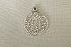 calendrier aztèque pendentif grand modèle argent antique