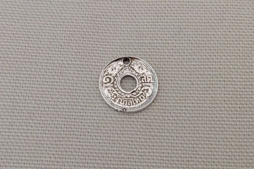 mini donut pièce de monnaie argent antique