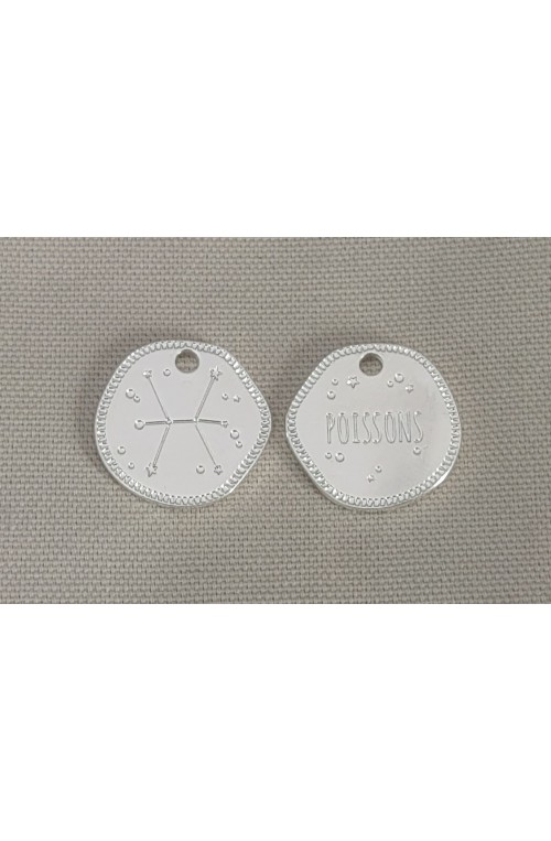 Médaille Zodiac Poissons