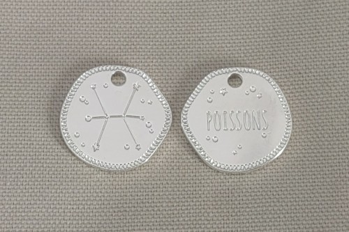 Médaille Zodiac Poissons