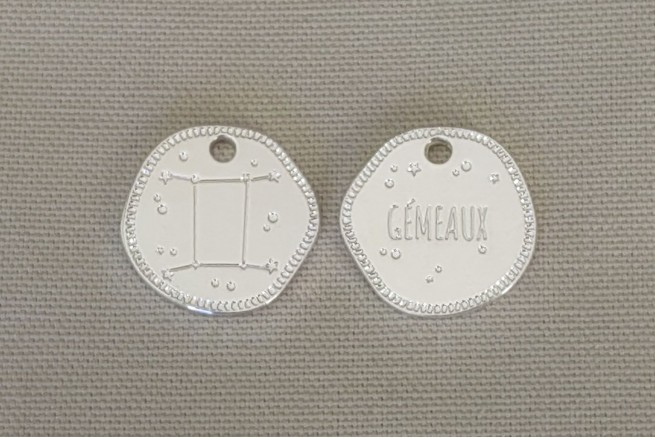 Médaille Zodiac Gémeaux