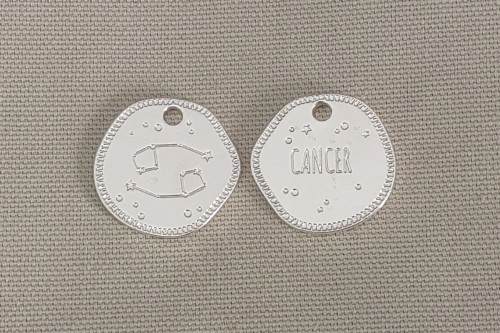 Médaille Zodiac Cancer 50%