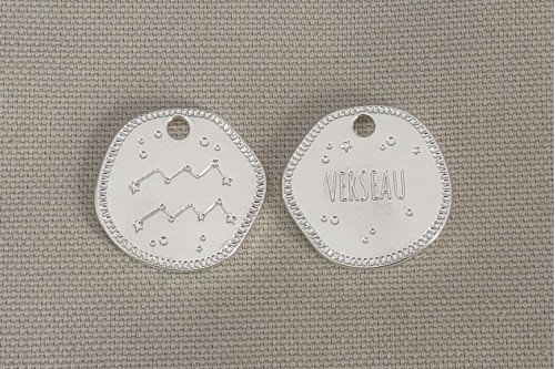 Médaille Zodiac Verseau 50%