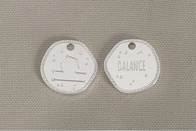 Médaille Zodiac Balance