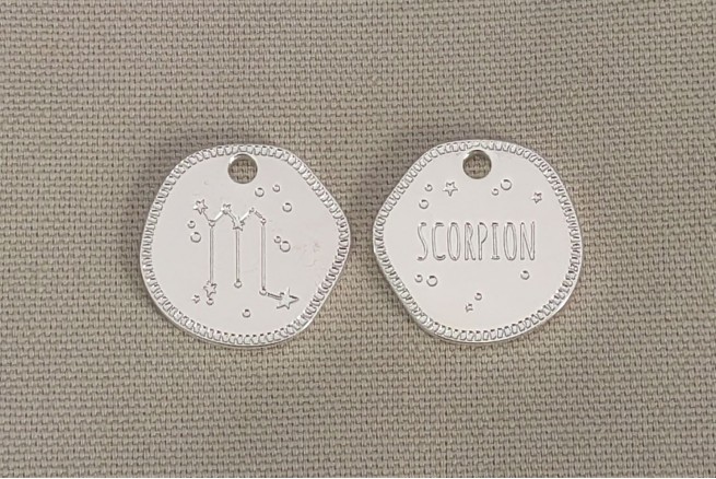 Médaille Zodiac Scorpion