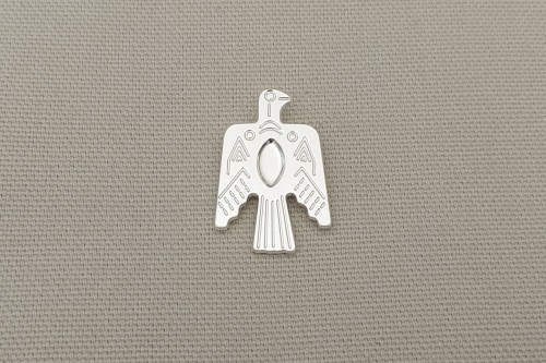 Pendentif Falco aigle amérindien pour cabochon navette 8x4 mm