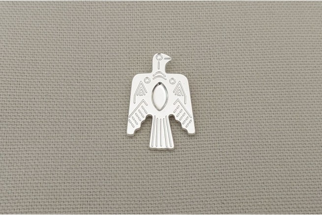 Pendentif Falco aigle amérindien pour cabochon navette 8x4 mm