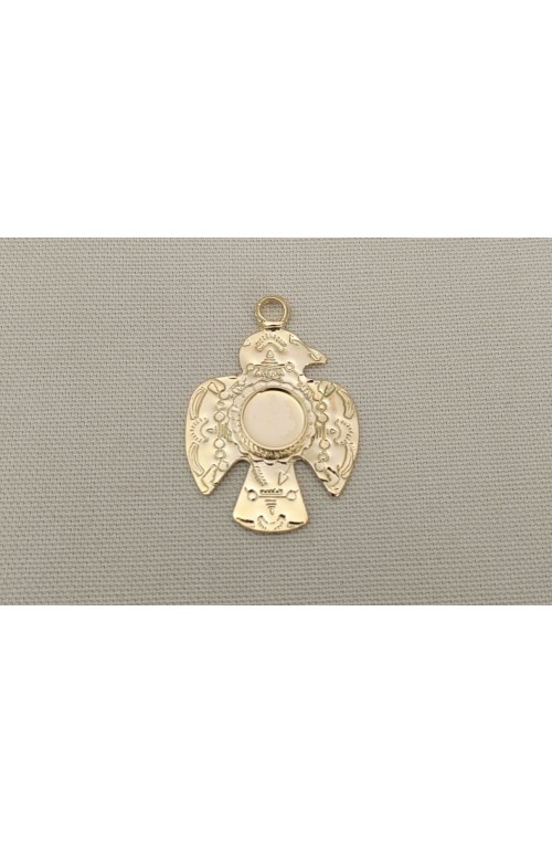 PENDENTIF AIGLE AMERINDIEN DORE