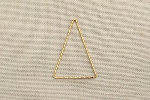 TRIANGLE FIL DIAMANTE DORE