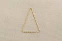 TRIANGLE FIL DIAMANTE DORE