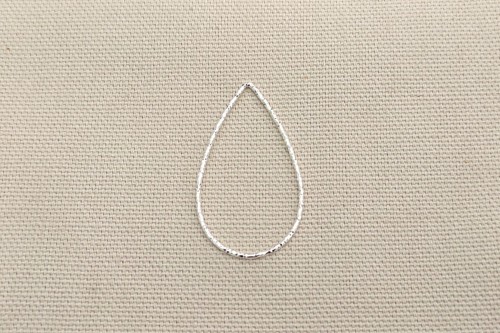 goutte fil diamanté 34 mm