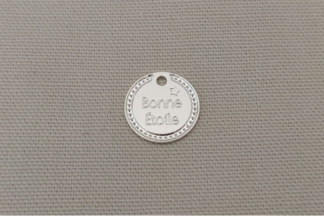 médaille "Bonne étoile" diamètre 17 mm