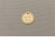 médaille "Bonne étoile" dorée diamètre 17 mm