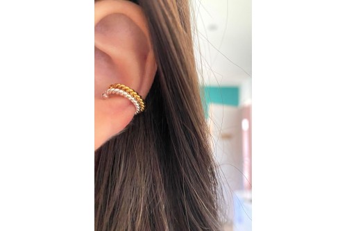 Bague d'oreille torsadée