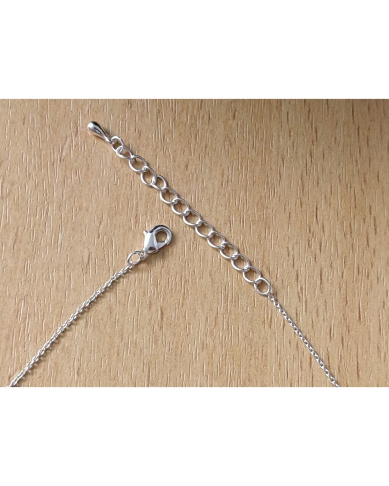 chaîne ras de cou prémontée 40 cm maille Jaseron