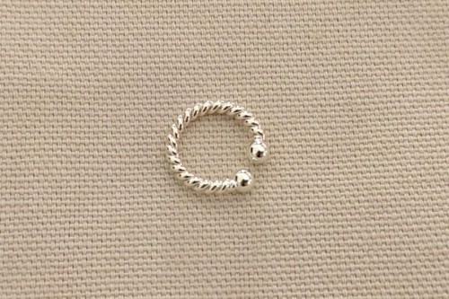 Bague d'oreille torsadée