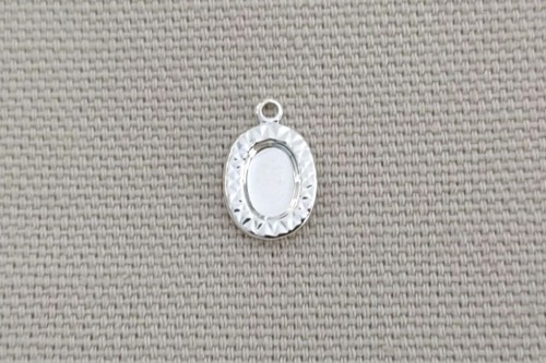 Mini porte cabochon ovale