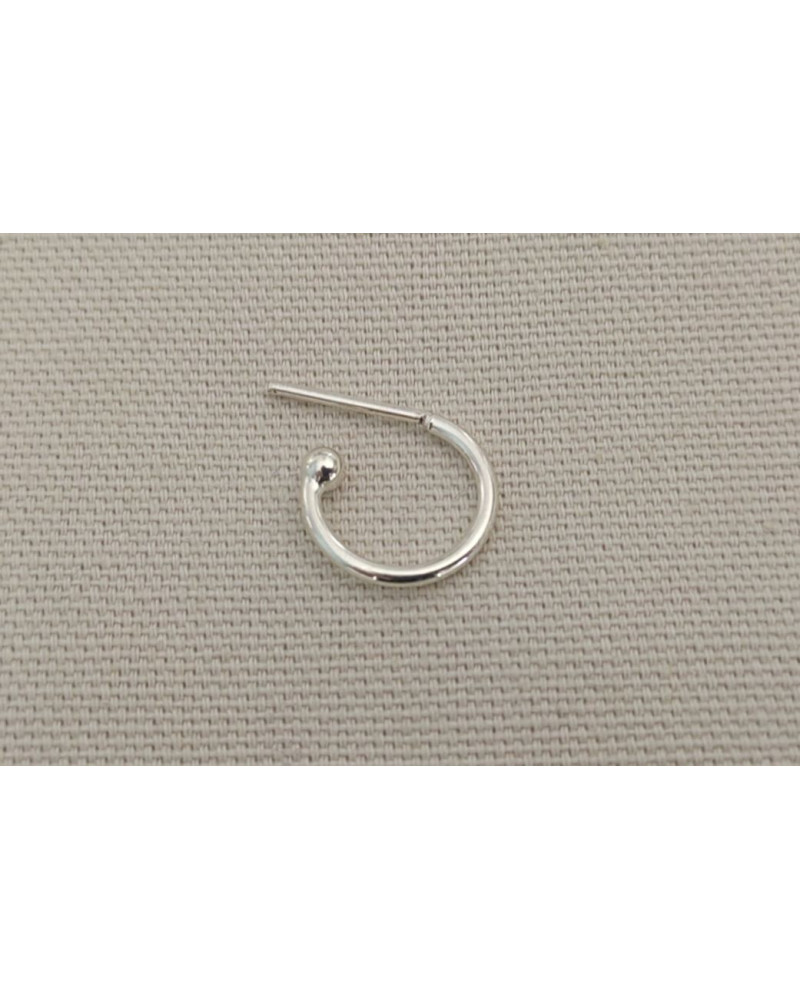 Clou d'oreille créole lisse