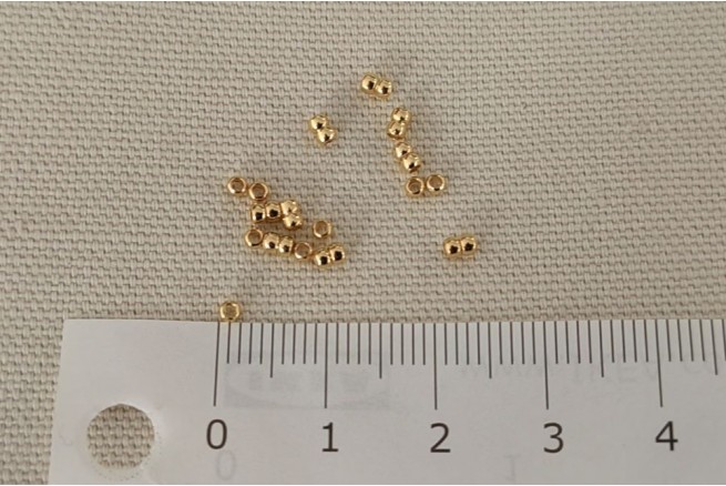 baby perle diamètre 1.5 mm dorée