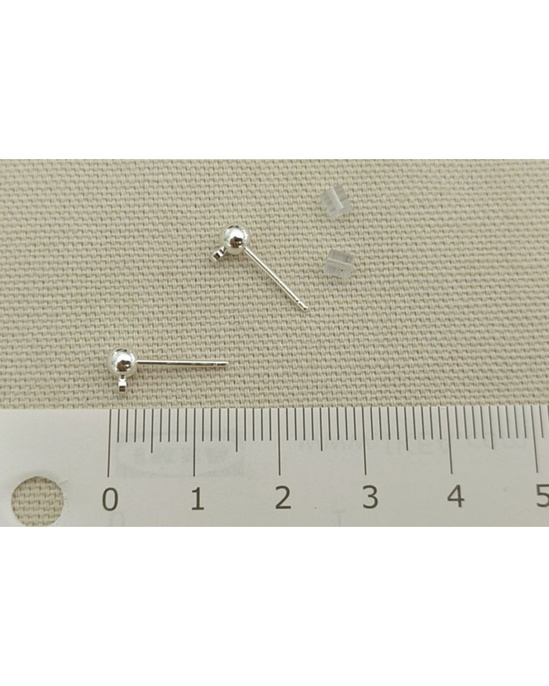 B.O. CLOU BOULE AVEC ANNEAU