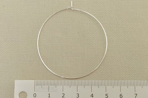 Base boucle d'oreille créole 50 mm