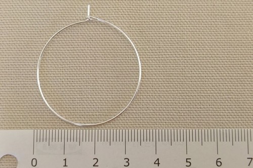 Base boucle d'oreille créole 35 mm