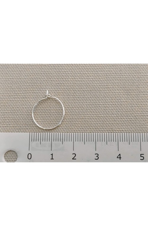 Base boucle d'oreille créole 15 mm