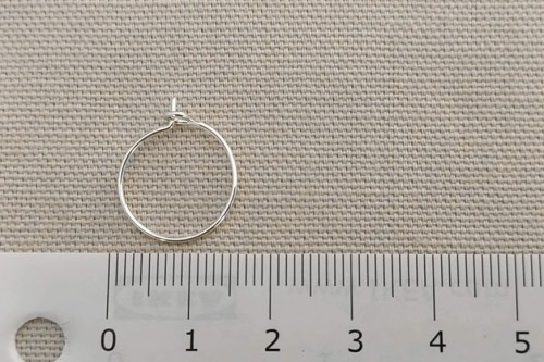 Base boucle d'oreille créole 15 mm