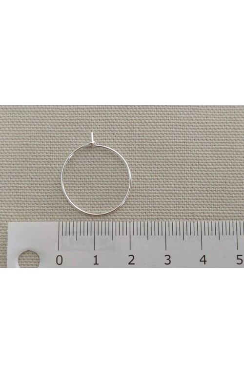 Base boucle d'oreille créole 20 mm