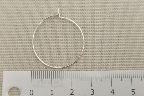 Base boucle d'oreille créole 27 mm