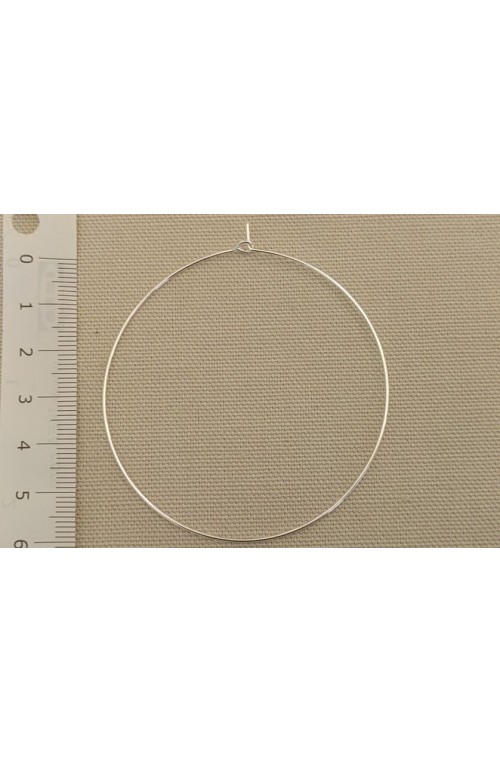 Base boucle d'oreille créole 60 mm