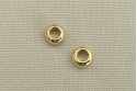 perle ronde dorée diamètre 8 mm épaisseur 3 mm