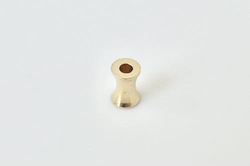 Perles forme sabliers dorées 6x6 mm