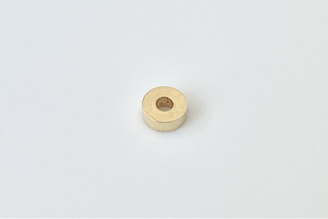 Rondelles lisses dorées 4x1.5 mm
