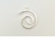 Spirale argentée 19x24.6mm
