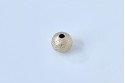 Perles dorées diamantées 6 mm