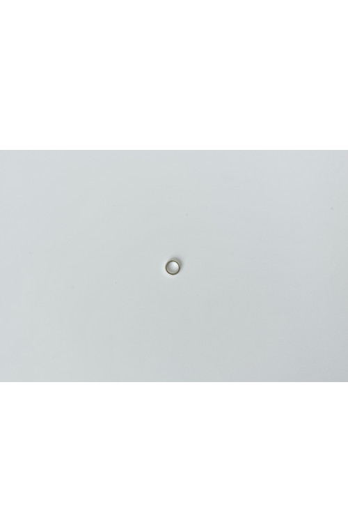 Cercle épais soudé doré 6x1 mm finition:Plaque argent 10 microns