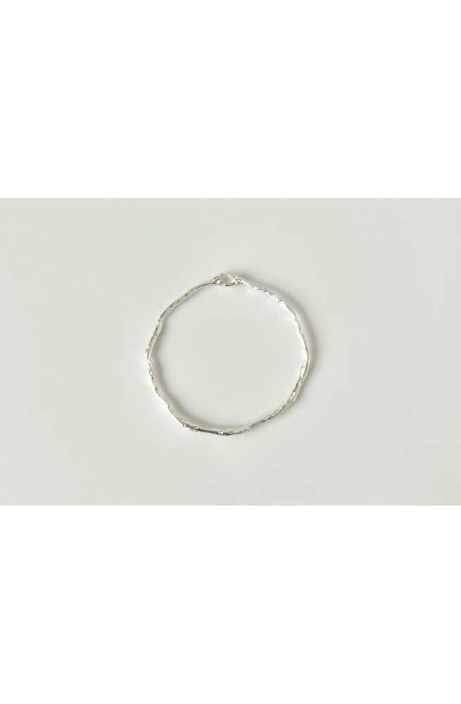 Cercle alizé doré xl finition:Plaque argent 10 microns