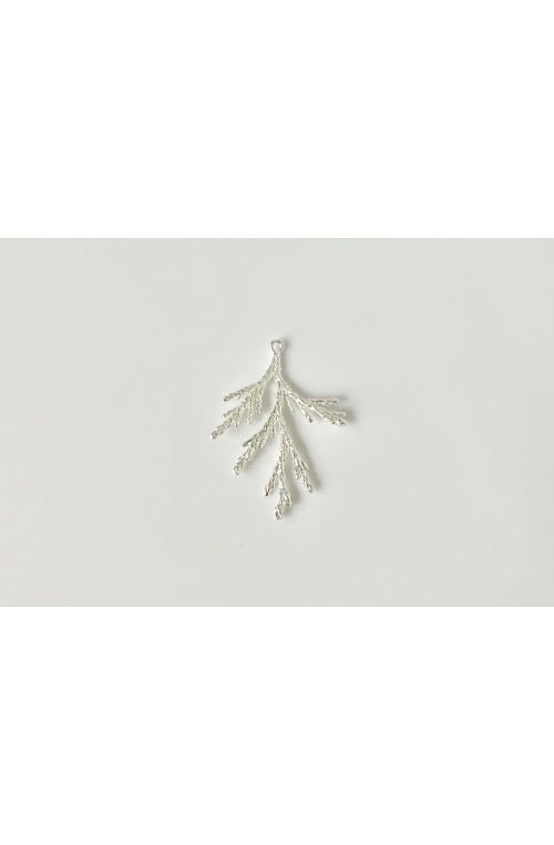 Pendentif corail doré finition:Plaque argent 10 microns