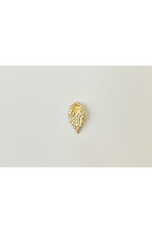 Pendentif fleur élégante doré finition:Dore or fin 24 carats