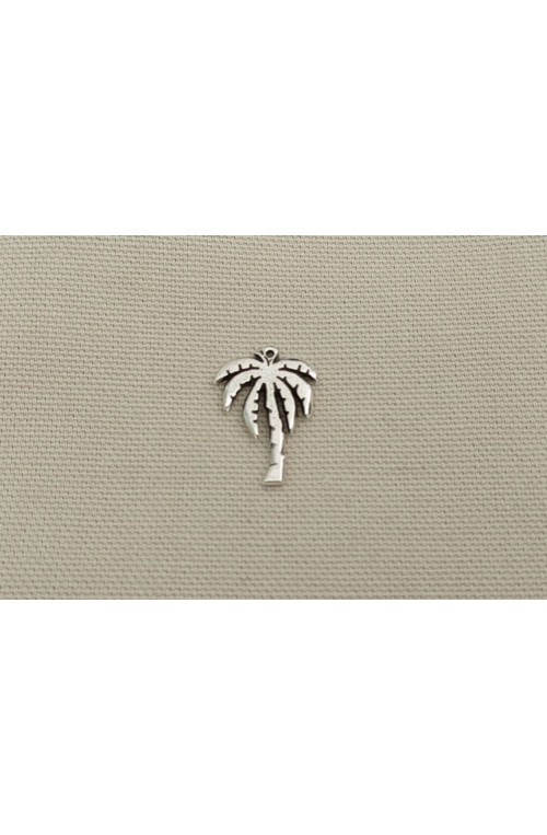 Breloque cocotier finition:Argent 10 microns