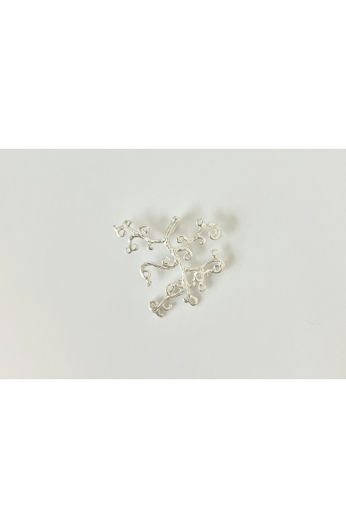 Pendentif branches arabesques doré finition:Argent 10 microns