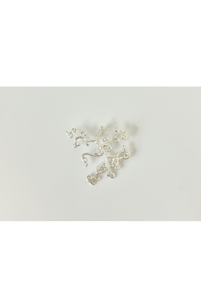 Pendentif branches arabesques doré finition:Argent 10 microns