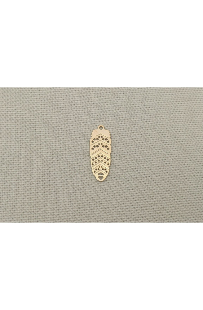 Plume icate pm finition:Dore or fin 24 carats